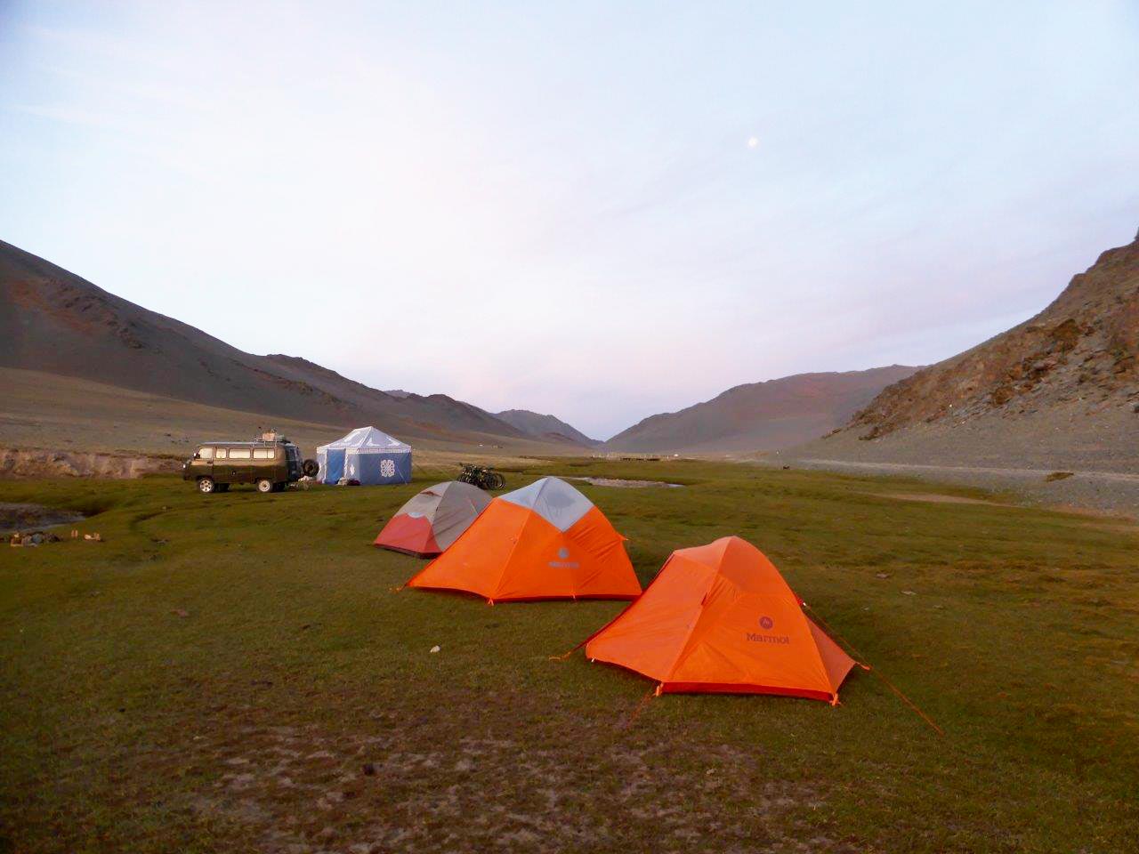 Western Mongolia tour camping
